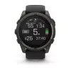Garmin fenix 8 Solar Sapphire reloj inteligente 51 mm, 1,4" AMOLED 280 x 280 pantalla táctil, GPS, Wi-Fi, titanio, correa de silicona negra