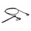 Cable USB DeLOCK EASY-USB 2.0 Type-A a Micro-B conector macho 0,5 m negro