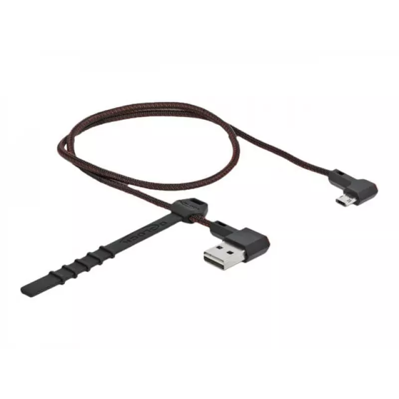 Cable USB DeLOCK EASY-USB 2.0 Type-A a Micro-B conector macho 0,5 m negro