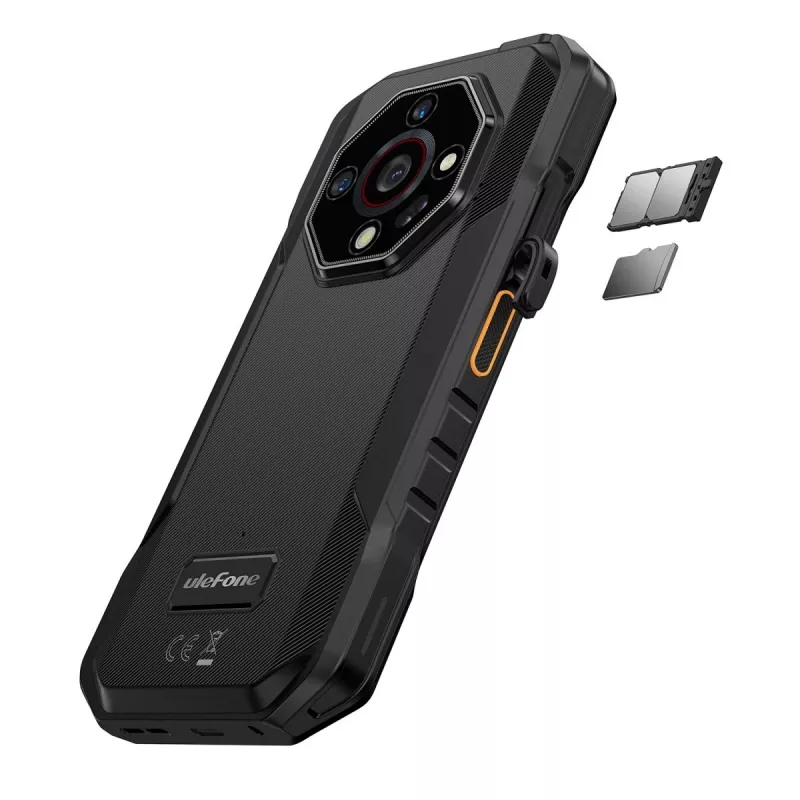 Ulefone Armor X32 Pro 5G smartphone, 5,65 pulgadas, 8 GB RAM, 256 GB, IP69K, Android 14, Future Black