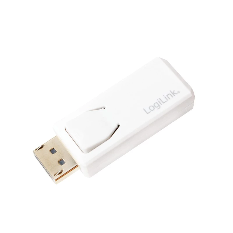 Adaptador de cambio de género LogiLink CV0100 DisplayPort a HDMI blanco