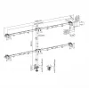 Soporte LCD SBOX LCD-352/6-2 para pantallas de 17–32