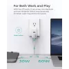 Cargador de pared ultrarrápido AUKEY PA-B6S blanco Omni a Mix GaN