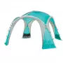 Event Dome Shelter XL, 4,5 x 4,5m, Pabellón Azul claro/Gris