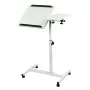 Soporte móvil para escritorio/portátil Maclean, blanco, altura ajustable 59-89 cm, máx. 30 kg, MC-121 W
