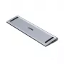 KVM-Switch Unitek D1106AGY01 Estación de acoplamiento USB-C Triple 4K con KVM, 3x USB-A, 5x USB-C, HDMI×2, DP×1, RJ-45, lector SD, 3840×2160@60Hz, Aluminio