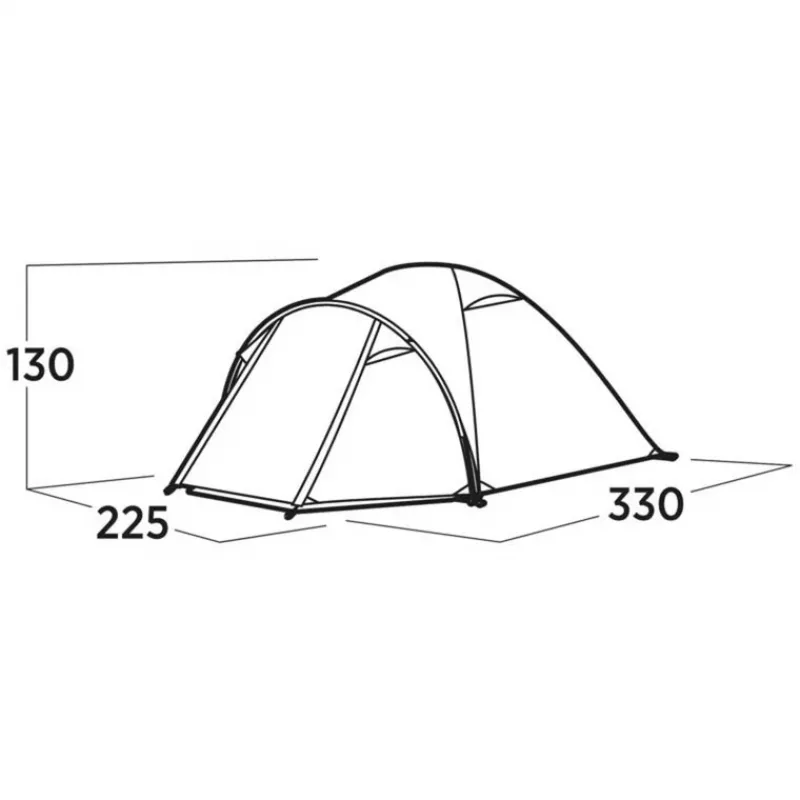 Easy Camp Setesdal 4 tienda de cúpula/igloo verde