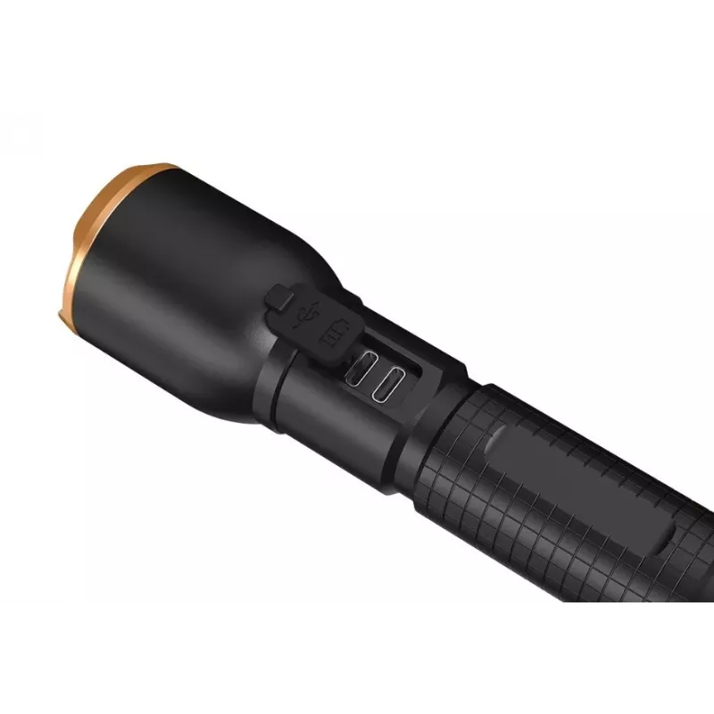 Linterna Duracell DF3000R, negra