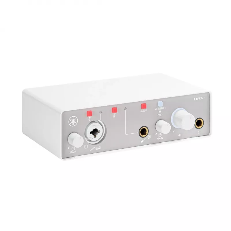 Interfaz de audio YAMAHA UR12MK3 White - compacta 2-in/2-out USB…