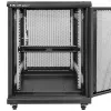 Organizador de cables QOLTEC 54514 para racks de 19 pulgadas, 24 puertos