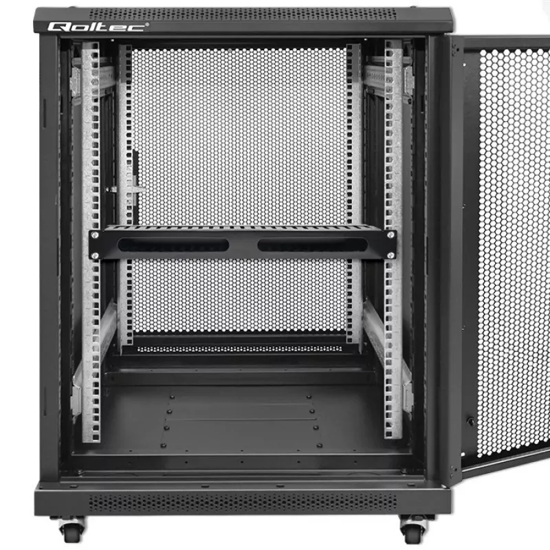 Organizador de cables QOLTEC 54514 para racks de 19 pulgadas, 24 puertos