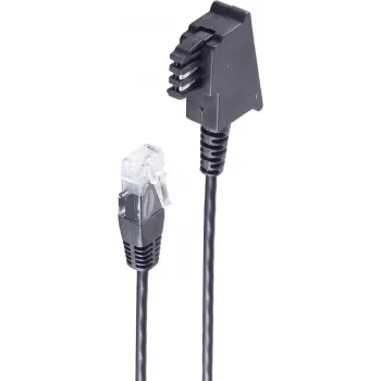 Cable de teléfono shiverpeaks BS12-09045 3 m negro