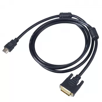 Cable HDMI a DVI-D Akyga AK-AV-11 (24+1), 1,8 m, negro