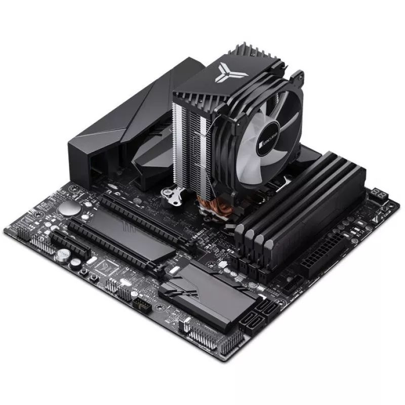 Jonsbo CR-1400 E disipador de aire para CPU, 92 mm, negro
