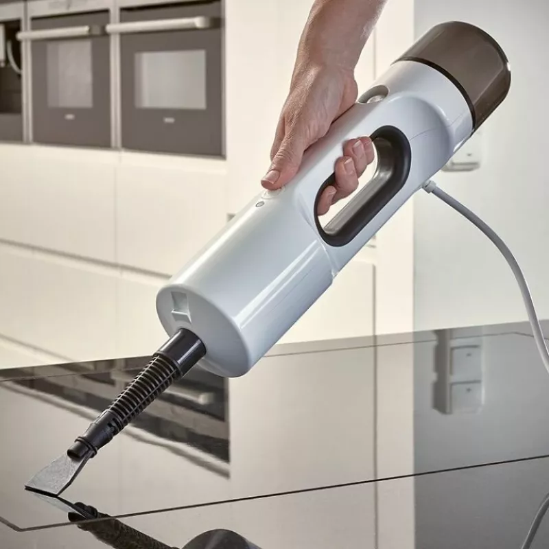 Limpiador a vapor portátil Severin SC 7142 0,4 L 1500 W Antracita Blanco