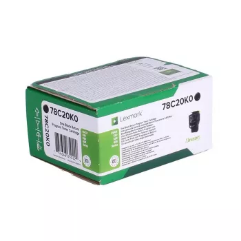 Cartucho de tóner Lexmark 78C20K0 1 ud. original negro