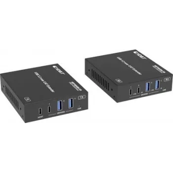 SpeaKa Professional SP-USBE-820 Extensor KVM 7+1 puertos controlable por PC negro (SP-13472864)