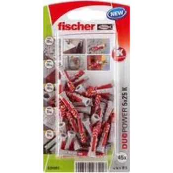 Fischer DuoPower 5 x 25 K NV taco 25 mm 534992 1 set (534992)