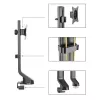Soporte de monitor Maclean MC-853 para 1 pantalla, soporte de mesa con soporte de mesa para ordenador de 17 a 32 inch VESA 75x75 100x100 hasta 8 kg (para 1 pantalla)