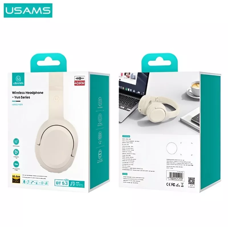 Auriculares Bluetooth Usams Yun Series TDLYEJYX02 beige