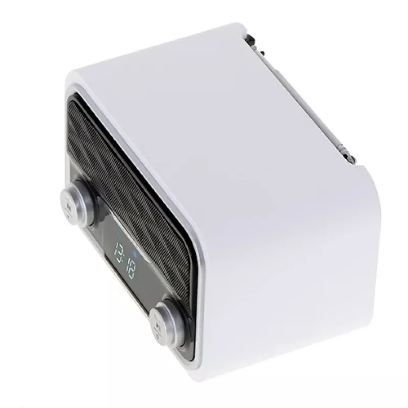 Radio portátil Adler AD 1185 – FM, Bluetooth 4.0, MP3, tarjeta SD, AUX, batería 1800 mAh, pantalla LCD, carga Micro-USB