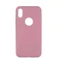 Funda Tellur delgada de piel sintética para iPhone X/XS, rosa, funda protectora delgada