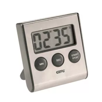 Reloj de cocina digital GEFU CONTARE Negro, acero inoxidable