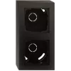 Gira AP-Carcasa 2f Marco negro m 106209 (106209)