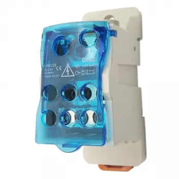 Caja de distribución unipolar HiSmart NV821778 125A, combinador DC de una cadena para instalaciones fotovoltaicas