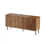 Cómoda Cama Meble JUNGLE 152x40,5x74,5 cm — roble wotan, patas negras, aglomerado