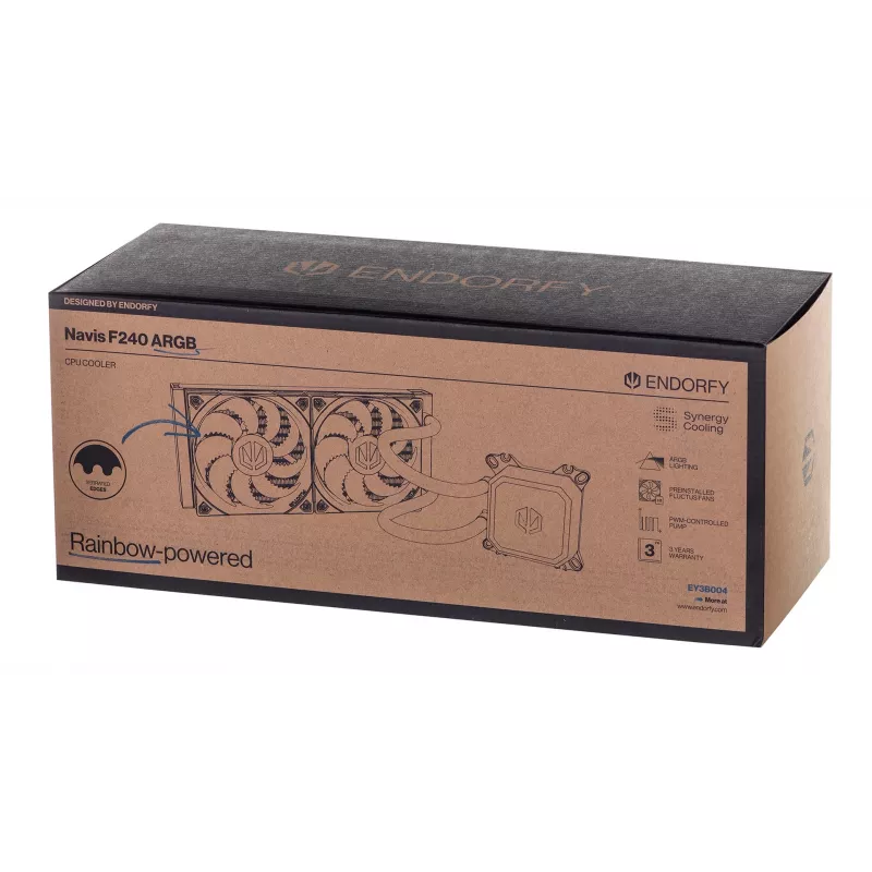 ENDORFY Navis F240 ARGB refrigeración líquida todo en uno para procesador 24 cm negro 1 ud.