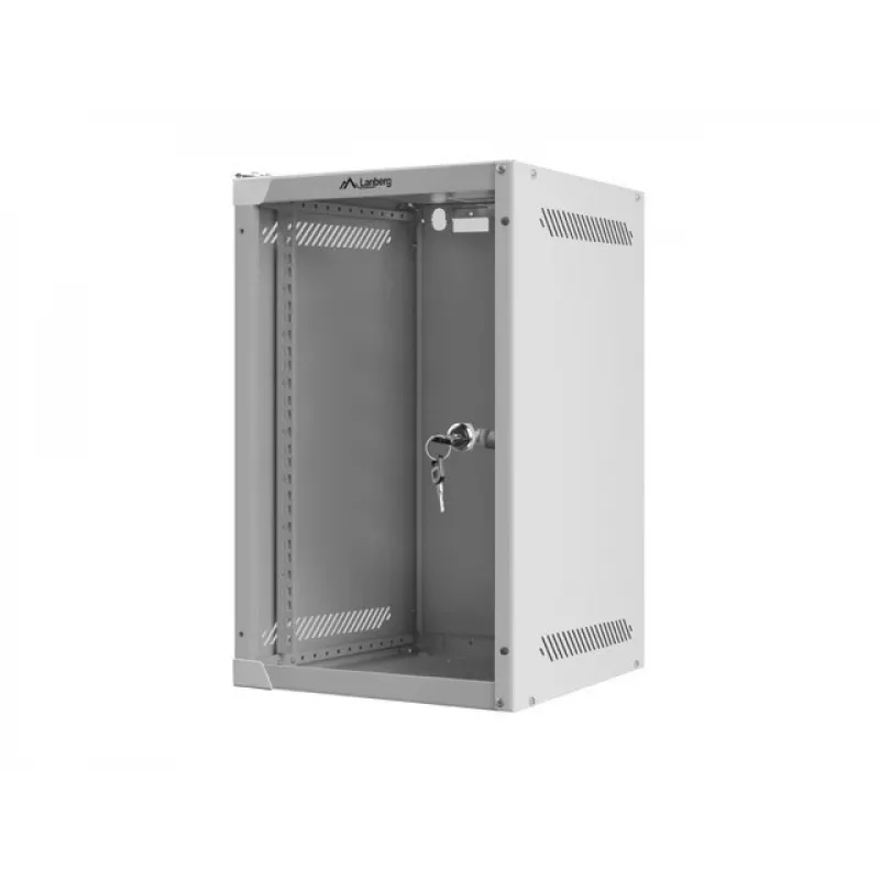 Caja de pared LANBERG WF10-2309-10S 9U, 280×310×469 mm, capacidad de carga 20 kg, gris