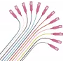 Cable de red Helos pigtail de fibra 12 x SC OM4 50/125µm 2,0m multicolor