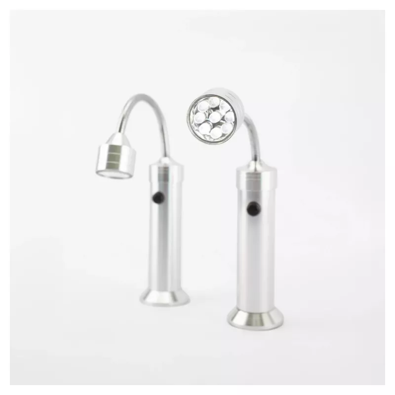 Luz para parrilla RealPower 495550 – acero inoxidable, pila AAA, pack de 2 para parrilla exterior
