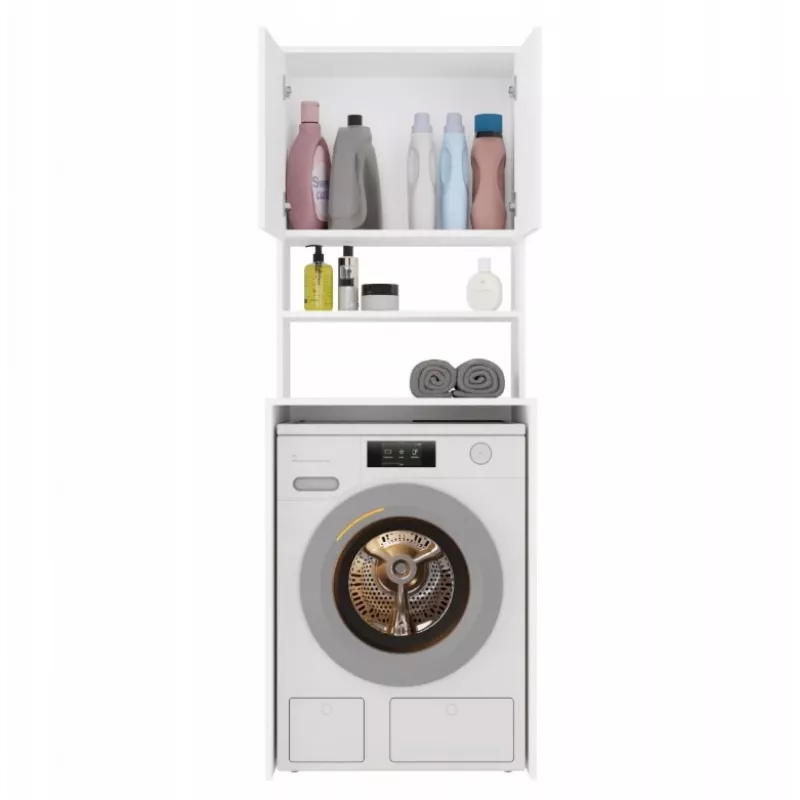 Armario de lavadero top e shop POLA MULTI para lavadora - blanco
