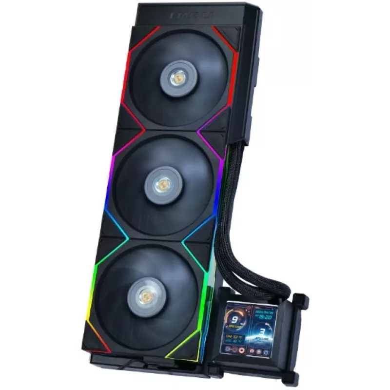 Refrigeración líquida todo en uno Lian Li HydroShift LCD 360S 12 cm Negro