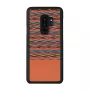 Funda para smartphone Man and Wood para Samsung Galaxy S9 Plus — cuadros marrones con borde negro