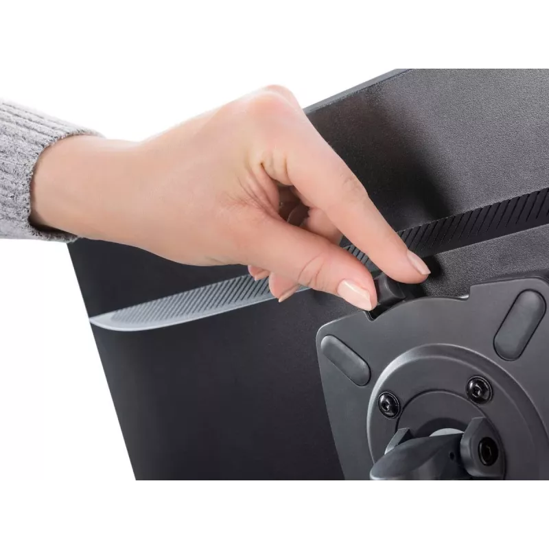 Novus CLU DUO C 990+4018+000 brazo para monitor de 2 piezas con fijación a mesa, negro
