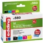 Cartuchos de tinta edding EDD-560 negro, cian, magenta, amarillo compatibles con HP 903XL 3HZ51AE, set
