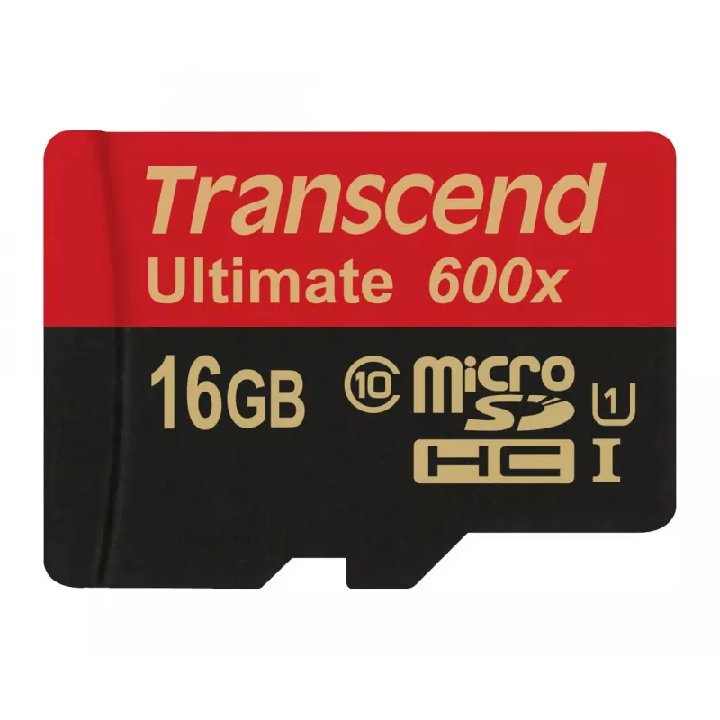 Transcend microSDHC MLC 16GB Class 10 UHS-I 600x + adaptador SD