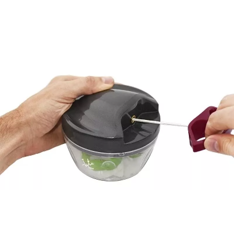 Picadora de alimentos manual JATA AC57E negra transparente