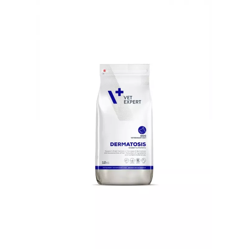 VETEXPERT Veterinary Diet Dermatosis Dog Rabbit & Potato pienso seco para perros 12 kg