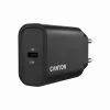 CANYON OnCharge 30CL 30 W PD Cargador de pared 1 toma enchufe EU negro
