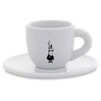 Taza Bialetti Moka Istituzionale Blanco, Porcelana