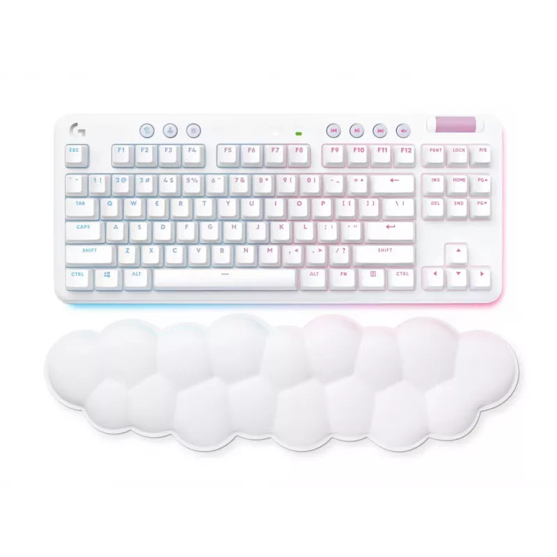 Logitech G715 teclado gaming inalámbrico - Off blanco - Fra - Central (920-010459)