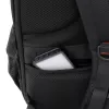 Mochila White Shark VOYAGER GBP-012 — negra, diseño resistente al agua