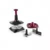 Picadora de alimentos manual JATA HMAQ4505 negra burdeos