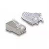 Conector modular RJ45 DeLOCK Cat.6 50 uds. con fundas de protección antiacodamiento