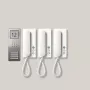 Siedle SET CA 812-3 E/W – con cable – acero inoxidable – blanco – pared