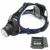 Linterna frontal ESPERANZA EOT005 — LED Cree T6, 3W, 600 lm, AA x2, carcasa de aluminio, impermeable, resistente a impactos, cinta ajustable
